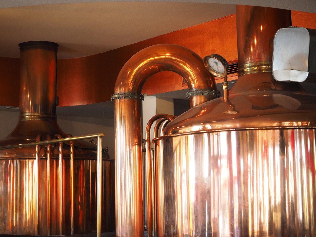 Kalamalka Brewing cans at brewery
