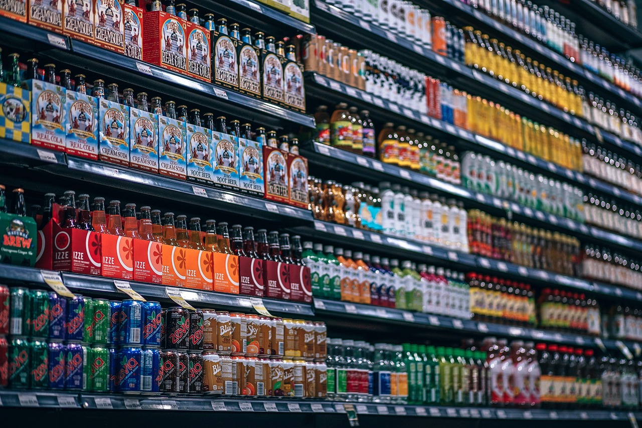 Kalamalka Brewing cans in liquor store